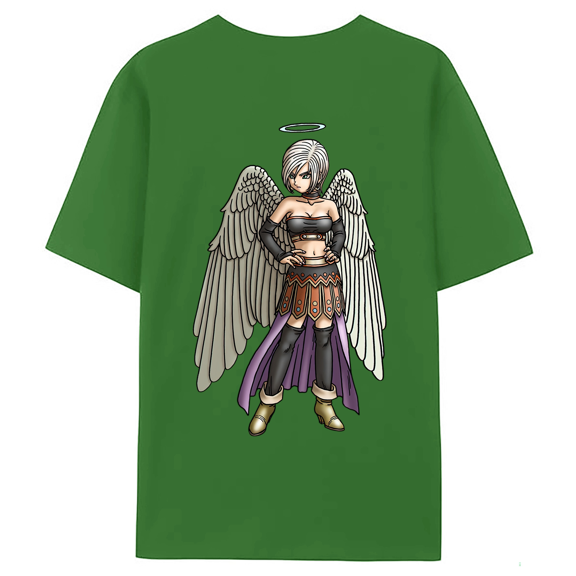 （画像用） ドラゴンクエスト Doragon Kuesuto Dragon Quest レディース半袖Tシャツ(バックプリント)